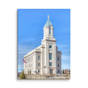 Window in the Skies | Cedar City Utah Temple Canvas