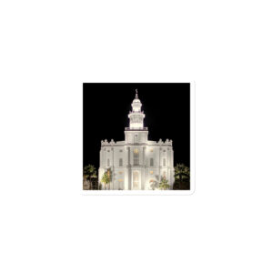 Heavenly Contrast | St George Utah Temple Magnet