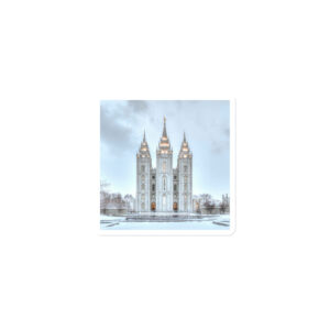 Silent Witness to the Storm | Salt Lake City Temple Magnet
