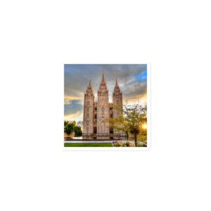 Spring Sunset | Salt Lake City Utah Temple Magnet
