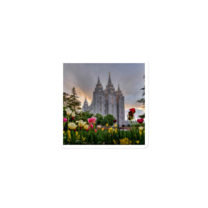 Amongst The Tulips | Salt Lake City Utah Temple Magnet