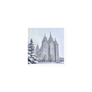 Salt Lake Winter Flurries | Salt Lake City Utah Temple Magnet