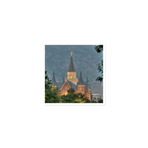 Moronis Treetops and Mountain Side | Provo City Center Utah Temple Magnet