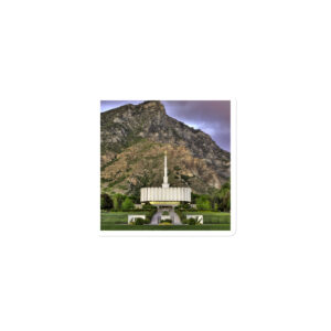 My Kindness Shall Not Depart From Thee | Provo Utah Temple Magnet