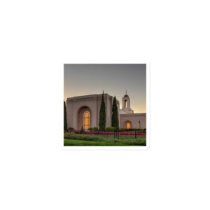Blossom Guarded Gates | Newport Beach California Temple Magnet