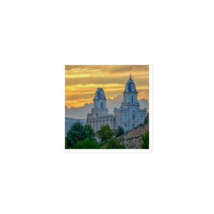 Silver Lining | Manti Utah Temple Magnet