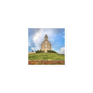 Salvation on the Hilltop | Manti Utah Temple Magnet