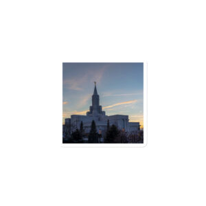 Golden Winter | Bountiful Utah Temple Magnet