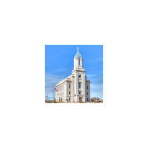 Window in the Skies | Manti Utah Temple Magnet