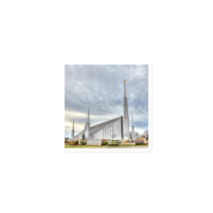 Sun Peeking through the Clouds | Boise Idaho Temple Magnet