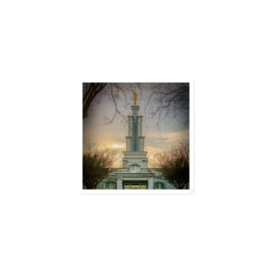 Steepled in Blue | San Antonio Texas Temple Magnet