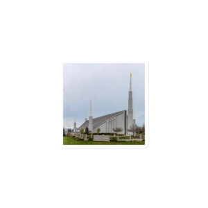 Spires in the Spring | Boise Idaho Temple Magnet