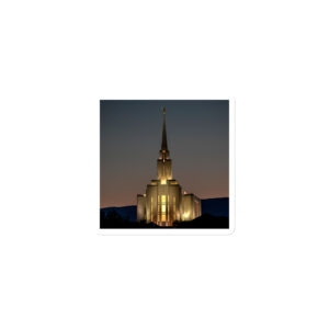 Moronis Watch Tower | Oquirrh Mountain Utah Temple Magnet