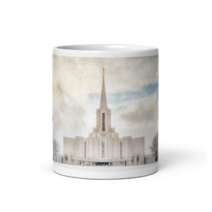Surrounded by White | Jordan River Utah Temple Mug