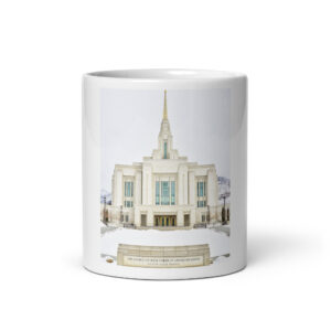 Blue Stained Beauty | Ogden Utah Temple Mug