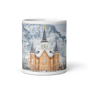 Snowy Reflection | Provo City Center Utah Temple Mug